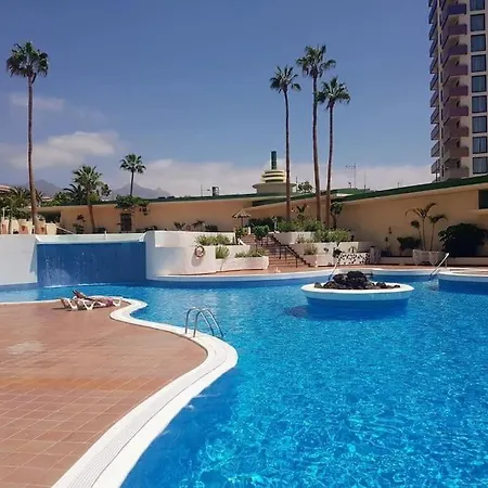 With Balcony And Pools In Playa Paraiso Apartment Costa Adeje (Tenerife)